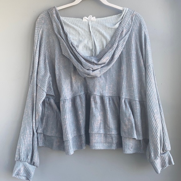 Hooded Tie Dye Top - Picture 4 of 6